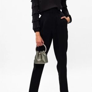 Red Valentino Tie Neck Tier Sleeve Blouse NWOT